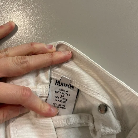 Hudson Ginny Crop Straight Cuff Jeans - Picture 9 of 10